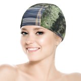yanfind Swimming Cap  Images Land  Flora Quiet Wallpapers Plant Outdoors Tree Free Trip Elastic,suitable for long and short hair