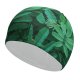 yanfind Swimming Cap Leaves Spring Elastic,suitable for long and short hair