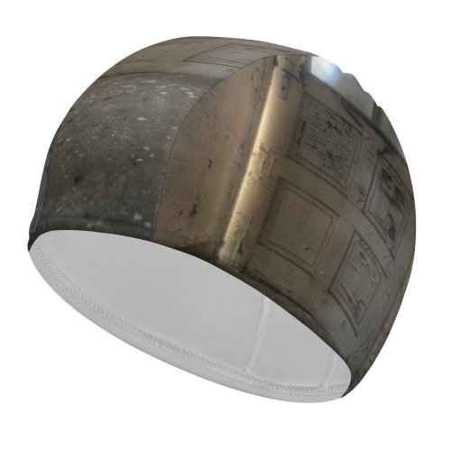 yanfind Swimming Cap Images Door Berlin Building Public Wallpapers Horror Scary Spooky Urban Paranormal Dark Elastic,suitable for long and short hair