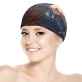 yanfind Swimming Cap Luca Bravo Giau Pass  Range Dolomites Sunset Landscape Dawn Italy Elastic,suitable for long and short hair