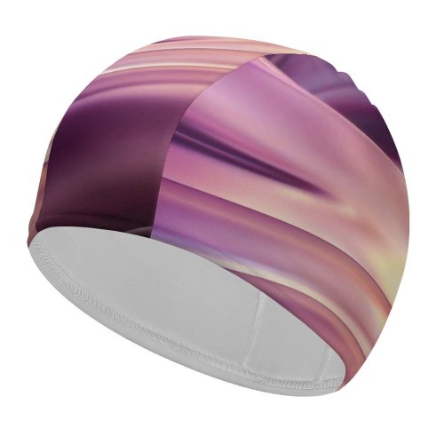 yanfind Swimming Cap Abstract Swirls  MateBook Pro Elastic,suitable for long and short hair