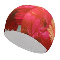 yanfind Swimming Cap Bruno Glätsch Flowers Gerbera Daisy  Spring Bokeh Blurred Sunshine Colorful Floral Elastic,suitable for long and short hair