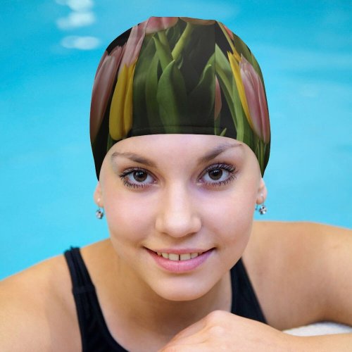yanfind Swimming Cap Images Arrangement Rose Bouquet Spring Public Wallpapers Coral Plant Tulip Pictures Tulips Elastic,suitable for long and short hair