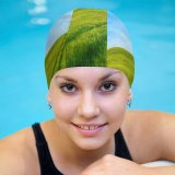 yanfind Swimming Cap Johannes Plenio Grass Landscape Sky Tree Clear Beautiful Scenery Daytime Elastic,suitable for long and short hair
