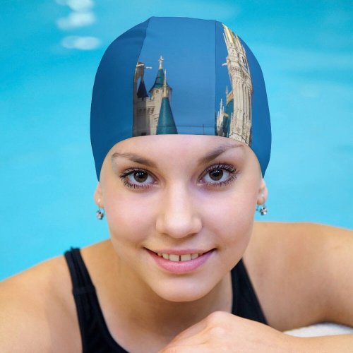 yanfind Swimming Cap Images Castle Buena Public Park Lake Architecture Travel States  Magic Orlando Elastic,suitable for long and short hair
