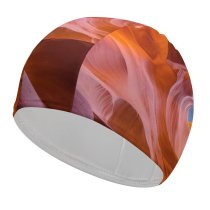 yanfind Swimming Cap Lower Antelope Canyon Arizona Tourist Attraction Famous Place Rock Formations Curves Sky Elastic,suitable for long and short hair