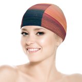 yanfind Swimming Cap  XP Landscape Hills Morning Light Elastic,suitable for long and short hair