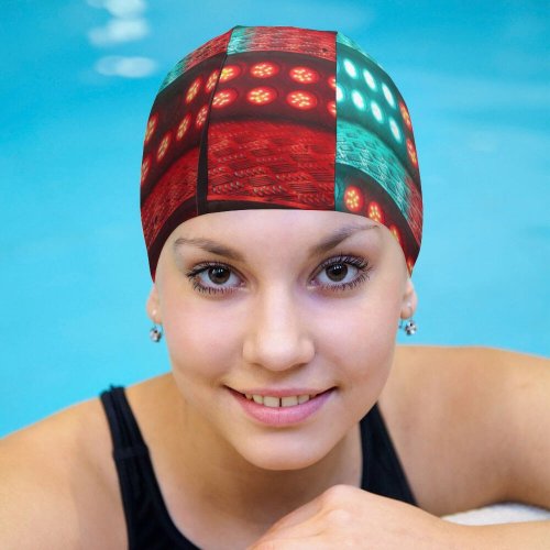 yanfind Swimming Cap JOSHUA COLEMAN Staircase LED Lights Elastic,suitable for long and short hair