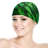 yanfind Swimming Cap Leaves Ferns Leaf Spring Closeup Elastic,suitable for long and short hair