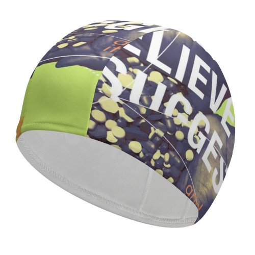 yanfind Swimming Cap Quotes Believe Suggestion Regret Elastic,suitable for long and short hair