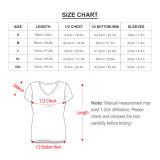 yanfind V Neck T-shirt for Women Eric Kilby Tiger Roaring Summer Top  Short Sleeve Casual Loose
