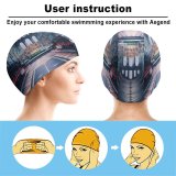 yanfind Swimming Cap Otto Berkeley Ely Cathedral Church England Ancient Architecture United  Peaceful Interior Elastic,suitable for long and short hair
