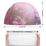 yanfind Swimming Cap Flowers Flower Cosmos Sunrise Garden Sky Clouds Elastic,suitable for long and short hair