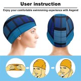 yanfind Swimming Cap Rob Oo Architecture Rijn  Arnhem Netherlands Curve Patterns Glass Building Purple Elastic,suitable for long and short hair