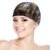 yanfind Swimming Cap  Images Basilica Catherdral Building Public Ceiling Notre-Dame Wallpapers Architecture Theater Cinema Elastic,suitable for long and short hair
