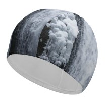 yanfind Swimming Cap Images Cliff Fog Mood River Snow Wallpapers  Outdoors Snowy Winter Waterfall Elastic,suitable for long and short hair