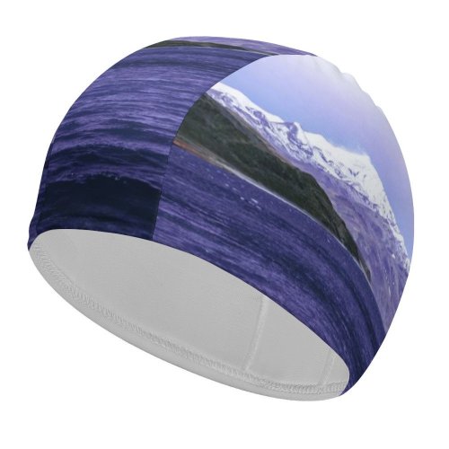 yanfind Swimming Cap Jerry Wang Riven Mountains Landscape Sunny Lhasa Tibet China Elastic,suitable for long and short hair