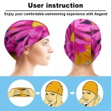 yanfind Swimming Cap Flowers Dahlia Flowers Colorful Bloom Vibrant Elastic,suitable for long and short hair