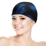 yanfind Swimming Cap Abstract Dark Vivo NEX Elastic,suitable for long and short hair