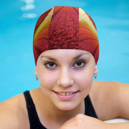 yanfind Swimming Cap Elena Dudina Heart Tree Flower Garden Flowers Landscape Scenery Beautiful Birds Sunrise Elastic,suitable for long and short hair