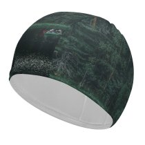yanfind Swimming Cap Papineau-Labelle Fir Images Land Wallpapers Wildlife Boat Plant Lake Outdoors Tree Free Elastic,suitable for long and short hair