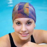 yanfind Swimming Cap River Acidic Río Tinto Reflections Elastic,suitable for long and short hair