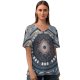 yanfind V Neck T-shirt for Women Otto Berkeley St Paul's Cathedral United Kingdom London Church Dome Ceiling Look Summer Top  Short Sleeve Casual Loose