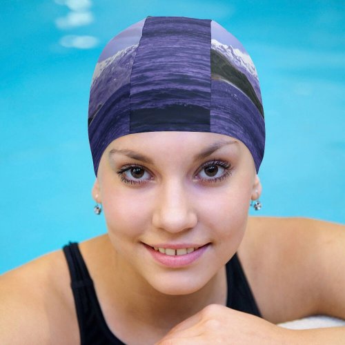 yanfind Swimming Cap Jerry Wang Riven Mountains Landscape Sunny Lhasa Tibet China Elastic,suitable for long and short hair