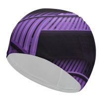yanfind Swimming Cap Vitalik Vynarchyk Architecture  Contemporary Purple Building Clear Sky Elastic,suitable for long and short hair