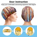 yanfind Swimming Cap  Wallpapers Art Graphics Rug Elastic,suitable for long and short hair