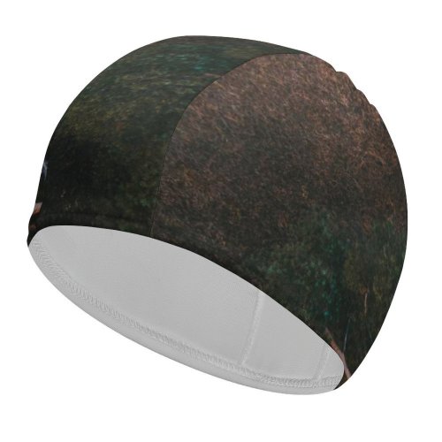yanfind Swimming Cap Top Unique Images Bush Land  Landscape  Wallpapers Plant Outdoors Tree Elastic,suitable for long and short hair