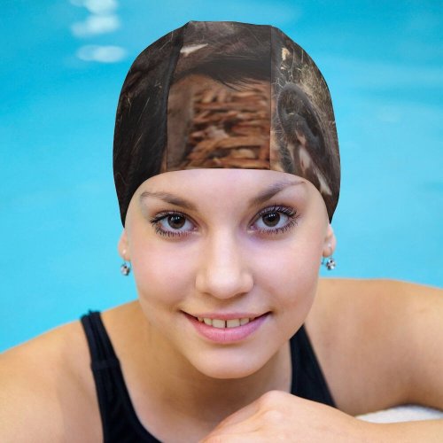 yanfind Swimming Cap Sanctuary Images Hog Wallpapers Grey Pictures Happy Pig Boar Farm Stock Free Elastic,suitable for long and short hair