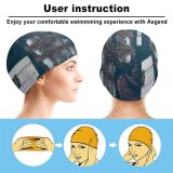 yanfind Swimming Cap Images Thoughtful Wallpapers Travel Footwear  Free Cozy Pictures Bag Nostalgic Boot Elastic,suitable for long and short hair