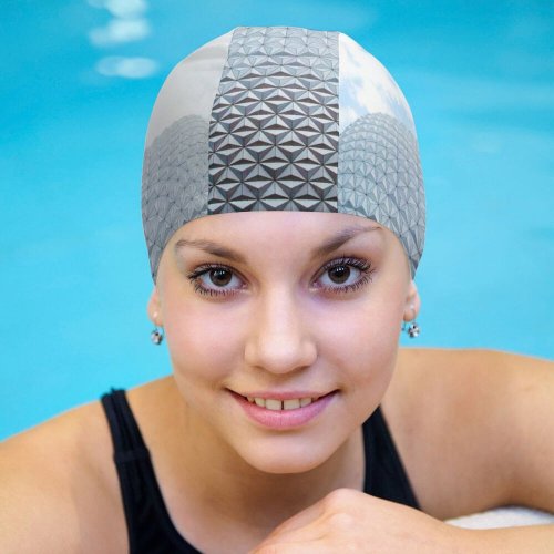 yanfind Swimming Cap  Images Space Glass Buena Fun Public Sky Wallpapers Lake Happy Epcot Elastic,suitable for long and short hair