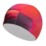 yanfind Swimming Cap Robert Kohlhuber Abstract Liquid Art Colorful Fluid Elastic,suitable for long and short hair