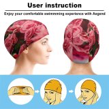 yanfind Swimming Cap Gustavo Tabosa Flowers Flowers  Flower Garden Colorful Tuberous Begonia Spring Elastic,suitable for long and short hair