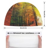 yanfind Swimming Cap Johannes Plenio Forest Autumn Sunny Foliage Sunlight Elastic,suitable for long and short hair