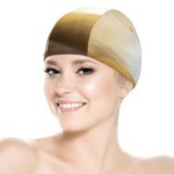 yanfind Swimming Cap Comfreak Fantasy Purple Tree Autumn Girl Dream Sunlight Elastic,suitable for long and short hair