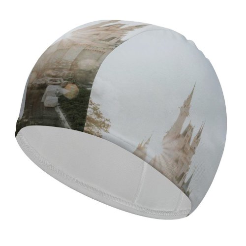 yanfind Swimming Cap Images Castle Building Buena River Fun Wallpapers Lake Architecture Tree Free Church Elastic,suitable for long and short hair