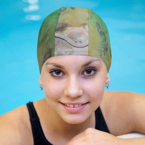 yanfind Swimming Cap Shoreline Images Ocean  Land Landscape Aerial Wallpapers Sea Beach Outdoors Scenery Elastic,suitable for long and short hair