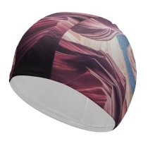 yanfind Swimming Cap Grafixart Lower Antelope Canyon Starry Sky Night Arizona USA Elastic,suitable for long and short hair