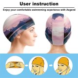 yanfind Swimming Cap Jasper Images HQ Maligne Landscape Public Snow Wallpapers Lake  Outdoors Elastic,suitable for long and short hair