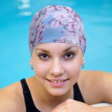 yanfind Swimming Cap Flowers Magnolia Tulips Flowers Spring Beautiful Elastic,suitable for long and short hair
