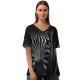 yanfind V Neck T-shirt for Women Kruger Africa Wildlife Wallpapers Zebra Pictures Face Endangered Creative National Grey Summer Top  Short Sleeve Casual Loose
