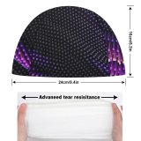 yanfind Swimming Cap Dante Metaphor Abstract Rays Bars Colorful Glowing Elastic,suitable for long and short hair