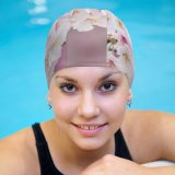 yanfind Swimming Cap Flowers Cherry Flowers Cherry  Spring Flowers Elastic,suitable for long and short hair