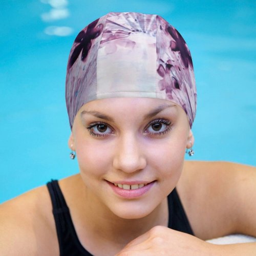 yanfind Swimming Cap Inverse Images Graphics Floral Petal Expressionism Wallpapers Plant Energy Tale Art Fine Elastic,suitable for long and short hair