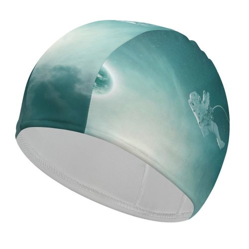 yanfind Swimming Cap Comfreak Space Astronaut Space Travel Gravity  Nebula Universe Galaxy  Astronomy Elastic,suitable for long and short hair