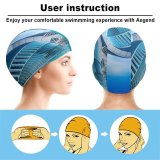 yanfind Swimming Cap William Warby City Sciences Valencia Spain Pool Hour Sky Evening Reflection Elastic,suitable for long and short hair