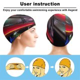yanfind Swimming Cap Images Tomorrowland Building Buena Public Lake Architecture Urban  Road Magic Meal Elastic,suitable for long and short hair